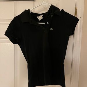 Black Lacoste polo size 38
